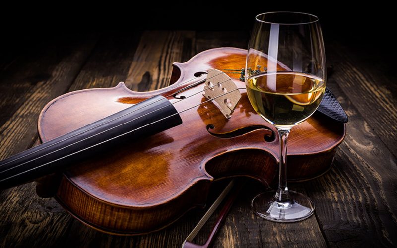 wine and music