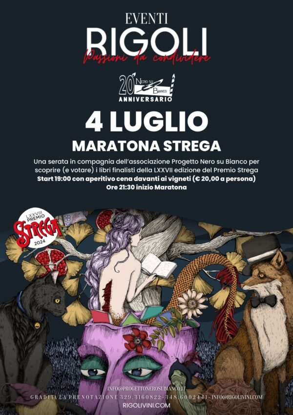 Locandina Maratona Strega 2024